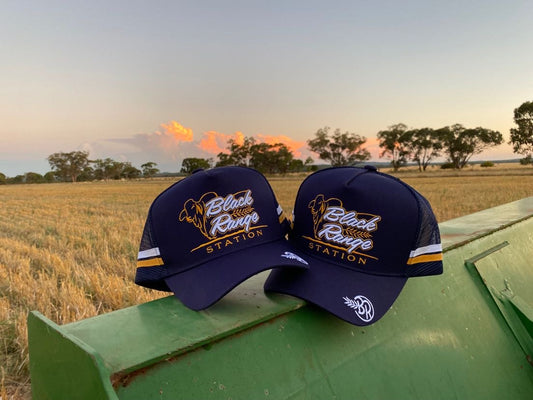 Trucker Cap - Navy / Golden Yellow